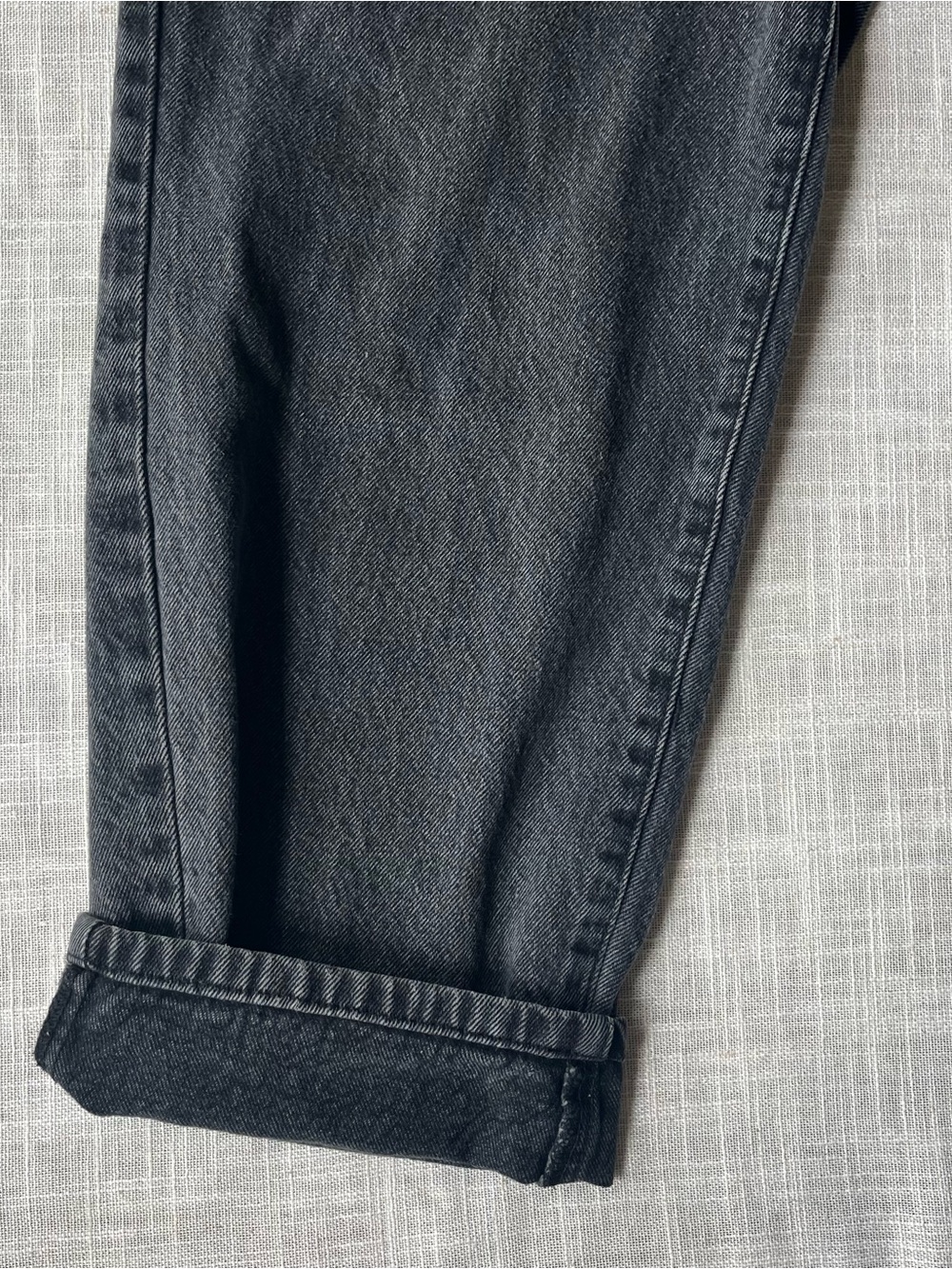 90s GIRL Skater Baggy Jeans Black Denim - Picture 7 of 13